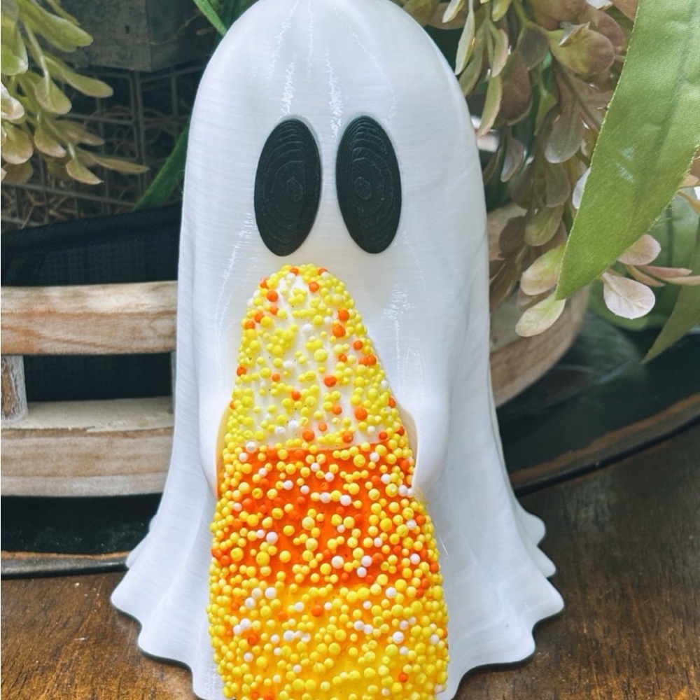 Ghost with candy corn
